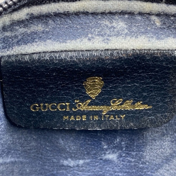 Gucci  Navy Monogram Shoulder Bag - Picture 7 of 11